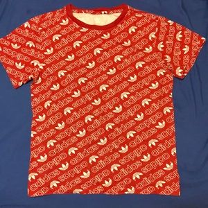 Red & White Adidas T-shirt